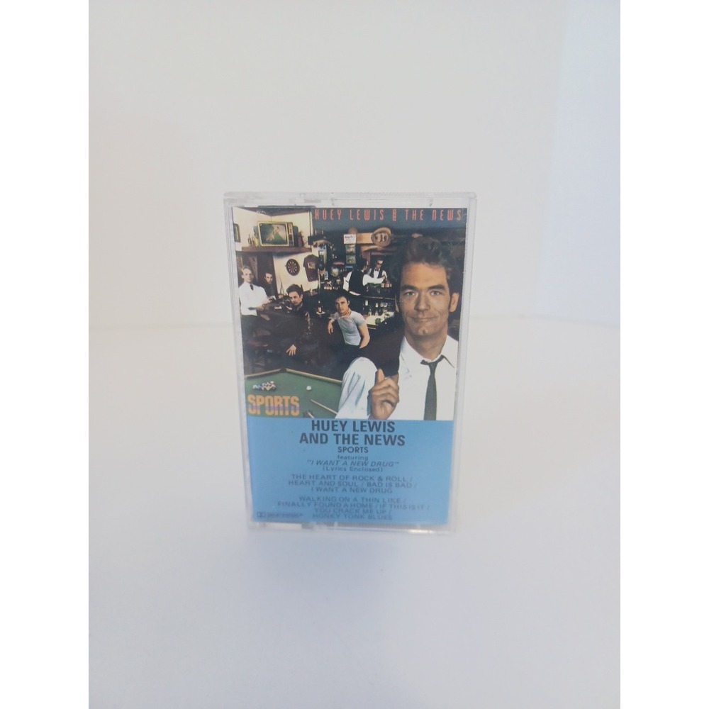 Huey Lewis And The News SPORTS Cassette 1983 Chrysalis The Heart Of Rock & Roll
